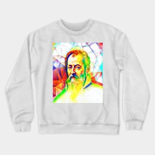 Giorgio Vasari Colourful Portrait | Giorgio Vasari Artwork 11 Crewneck Sweatshirt